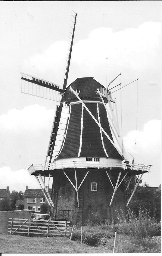Ansichtkaart Oldehove Korenmolen "Aeolus" (1973), Ophalen of Verzenden, 1960 tot 1980, Gelopen, Groningen