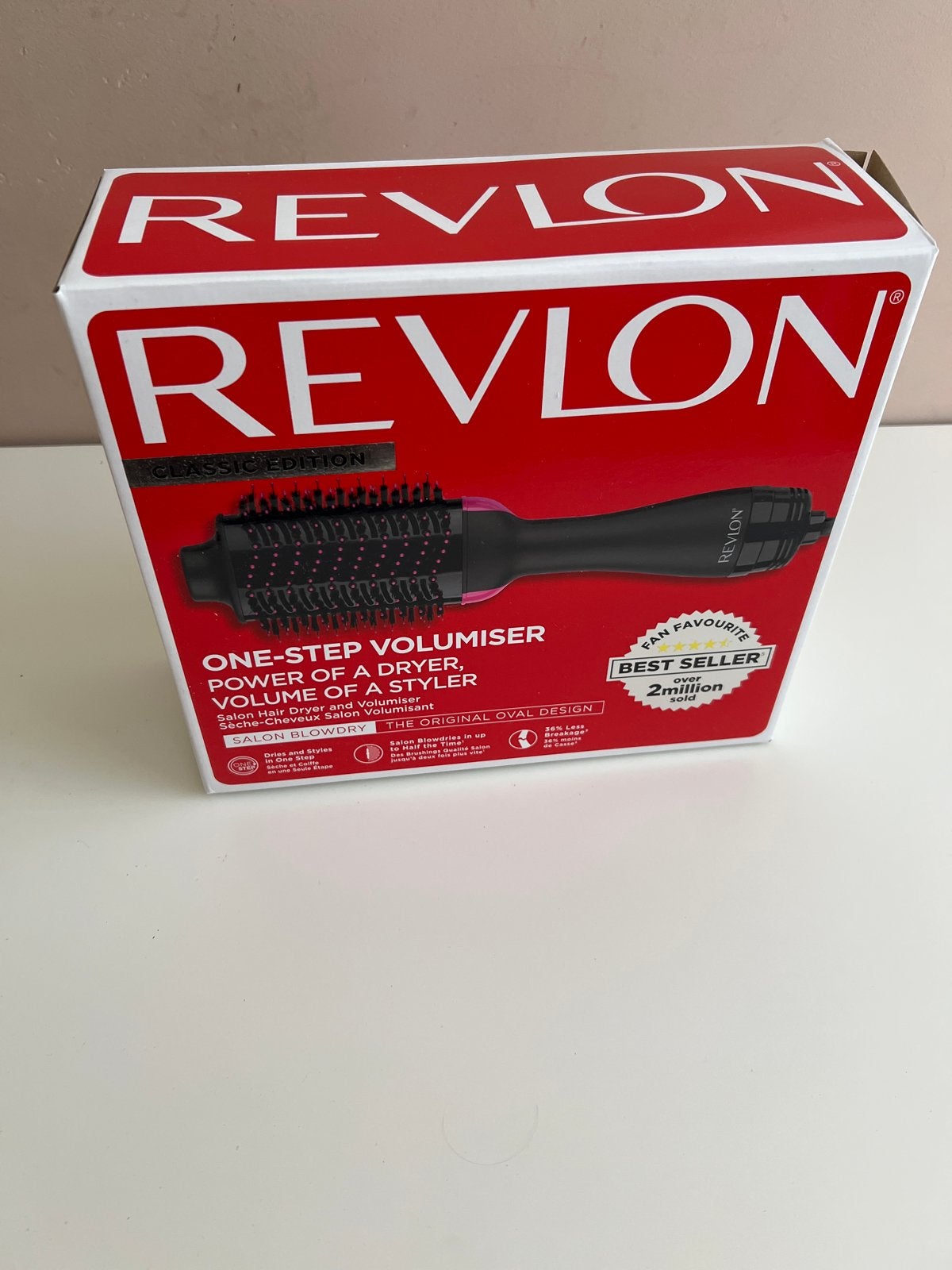 Revlon One-Step Volumiser Föhnborstel - Nieuw in doos, Ophalen of Verzenden, Nieuw, Föhn of Haardroger