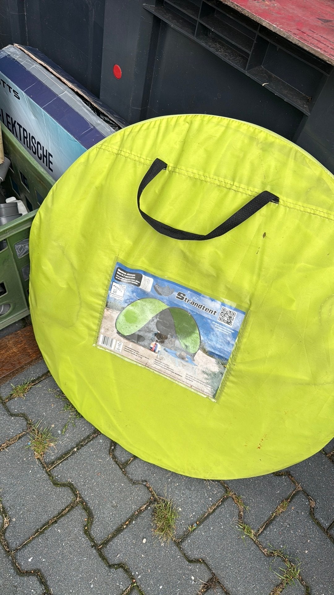 Strand tent, Ophalen, Zo goed als nieuw, Tot en met 2