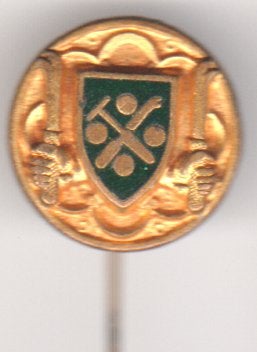 Emaille. speld. groen., Verzenden, Zo goed als nieuw, Transport