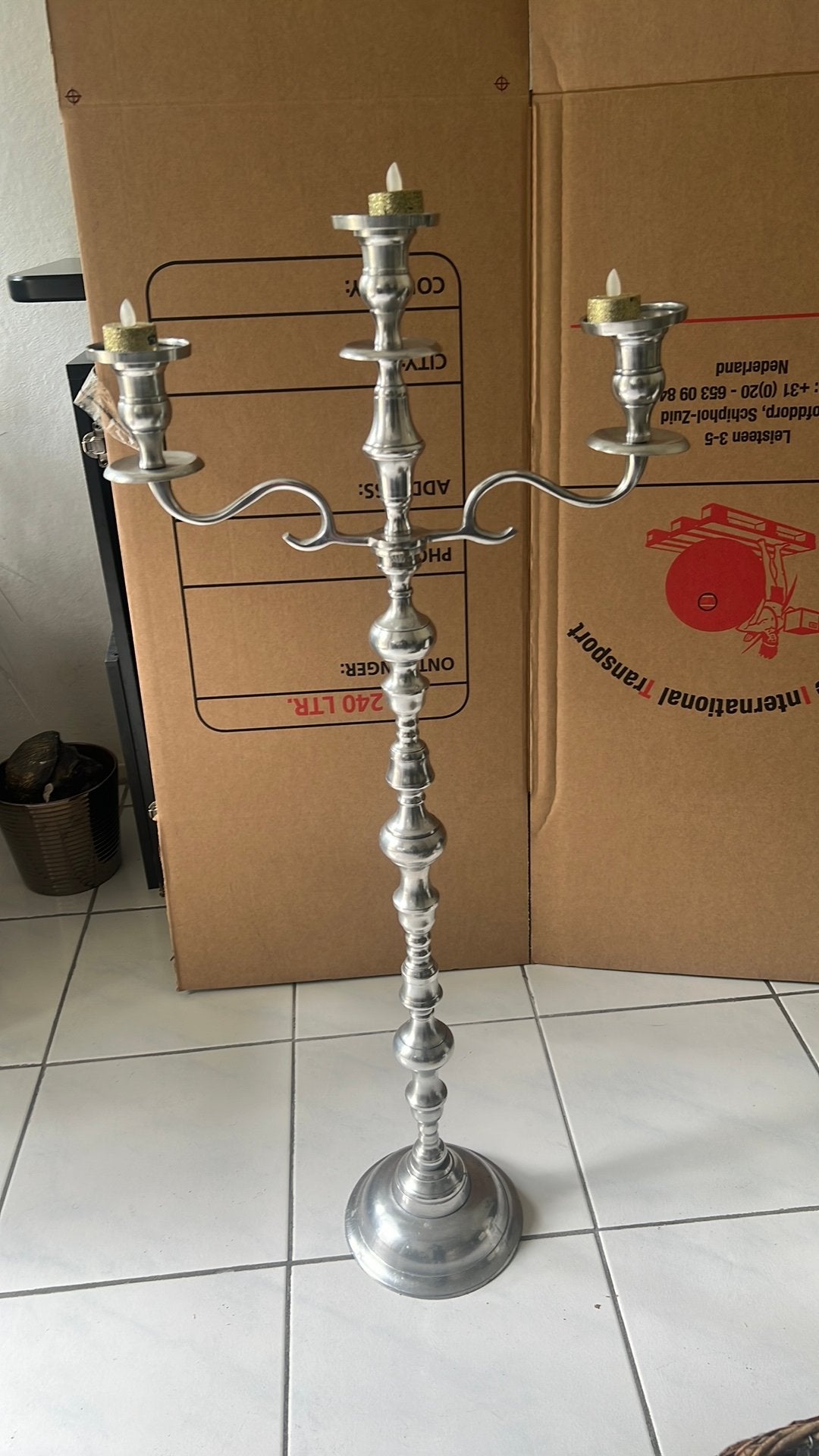 Kandelaar, Huis en Inrichting, Ophalen, Metaal, Minder dan 25 cm