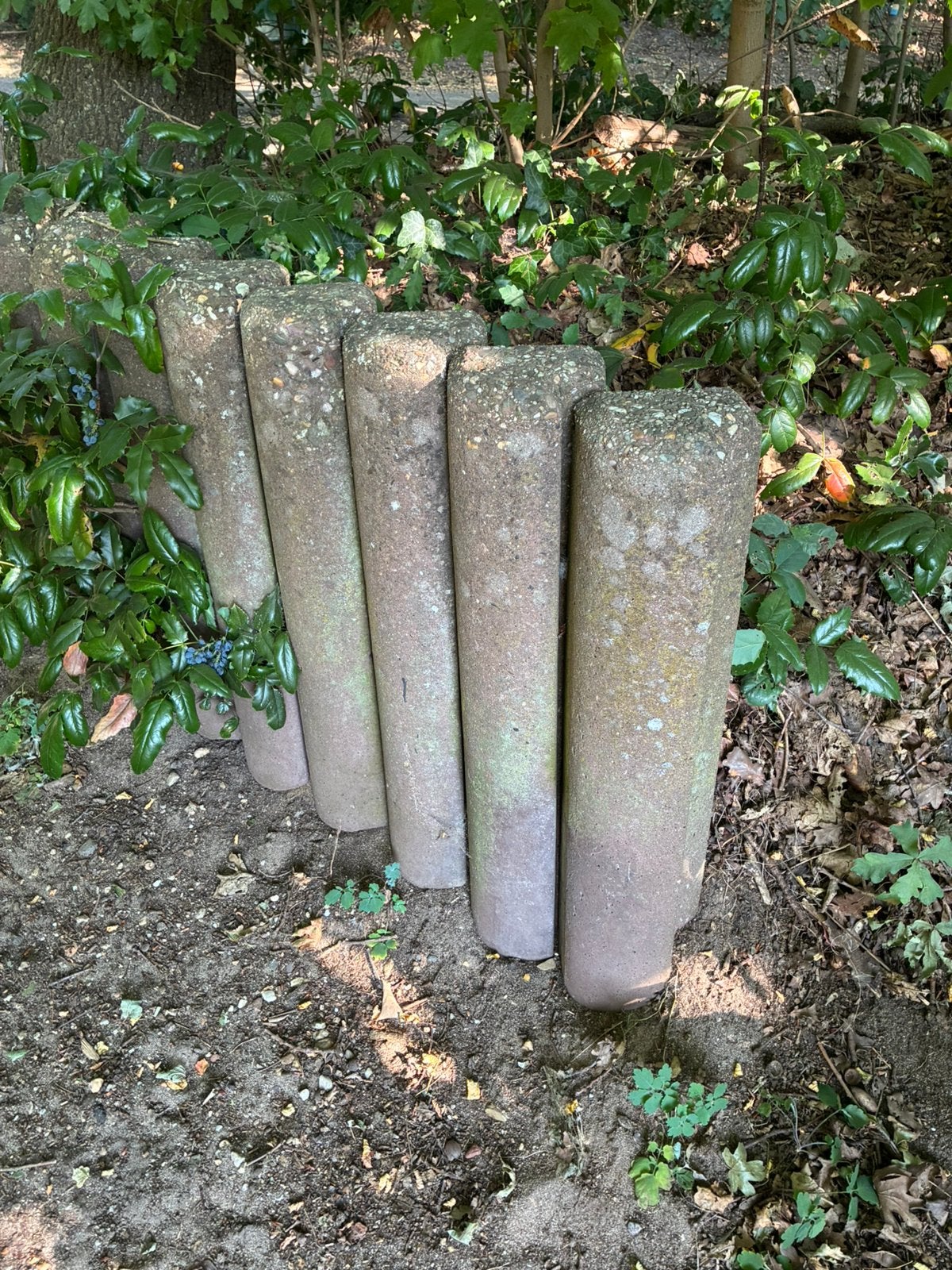 Palissades 90cm hoog voor +-9 meter keerwand, Tuin en Terras, Ophalen, Gebruikt, Minder dan 25 cm, 50 cm of meer