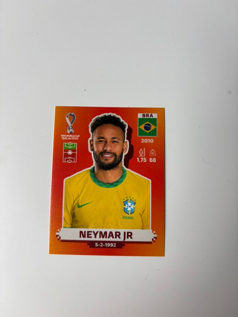 Panini Wk 2022 Neymar sticker, Ophalen of Verzenden, Nieuw, Sticker
