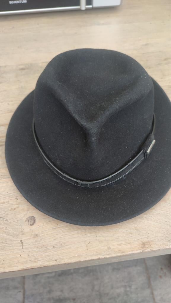 Echte Stetson hoed van vilt - Gedragen, Hoed, Stetson, Ophalen of Verzenden, Gedragen