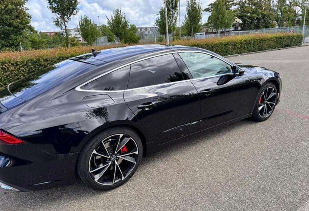 Audi A7 45 Tfsi Quattro 245pk S Tronic 2019 Zwart, Auto's, Audi, 4 cilinders, Zwart, Vierwielaandrijving, Particulier