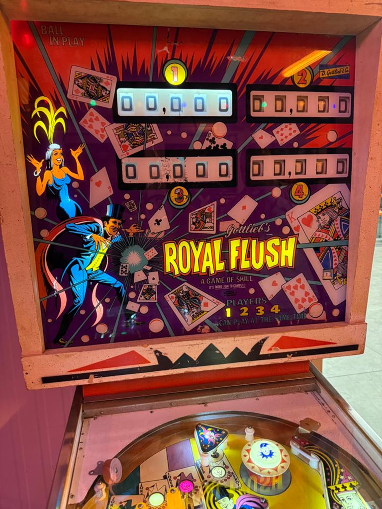 Flipperkast Royal Flush, Verzamelen, Automaten | Flipperkasten, Ophalen of Verzenden, Zo goed als nieuw, Flipperkast, Williams