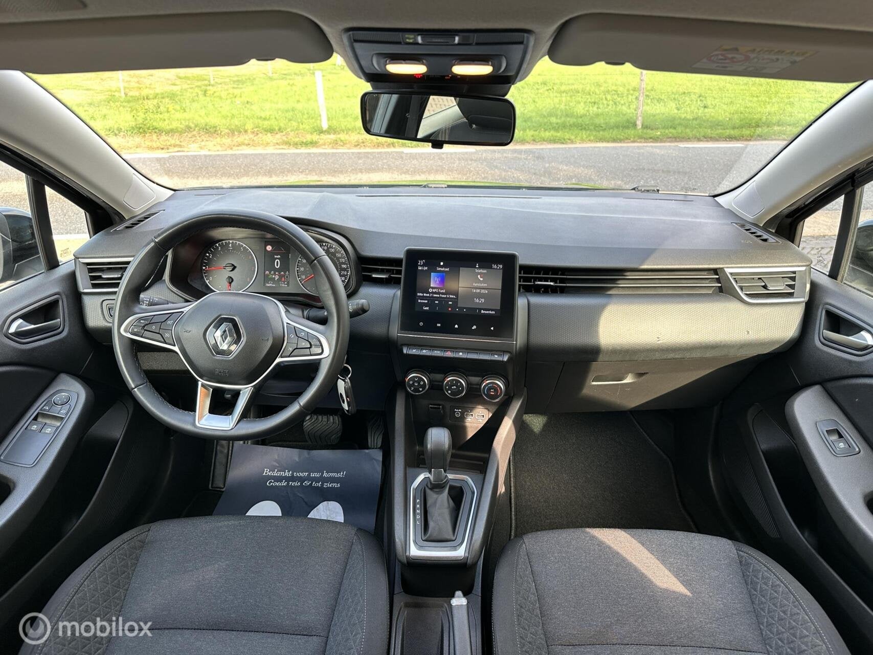 Renault Clio 1.0 TCe Business Automaat Navi Trekhaak LED✅, Auto's, Dealer onderhouden, Gebruikt, Met garantie (alle), Leder en Stof
