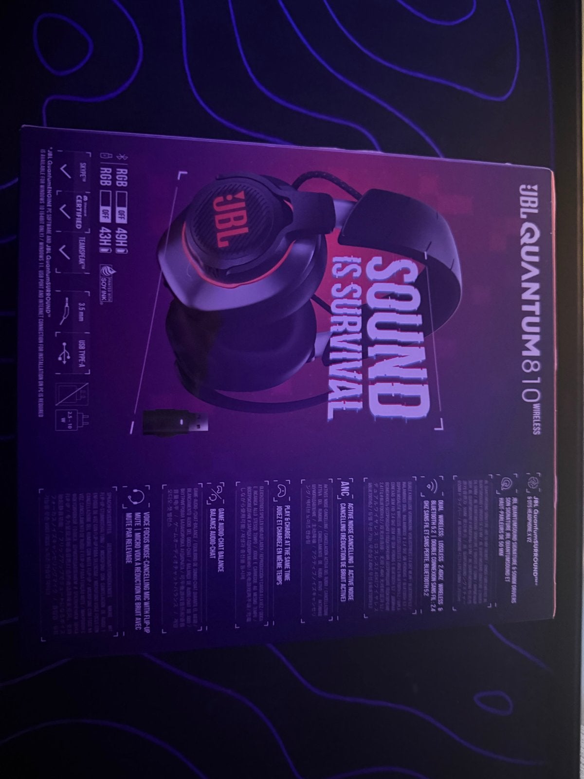JBL Quantum 810 Wireless Gaming Headset - Zo goed als nieuw