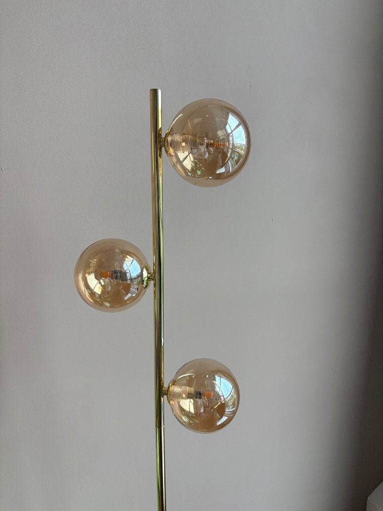 Vloerlamp, Ophalen, Zo goed als nieuw, Glas, Modern