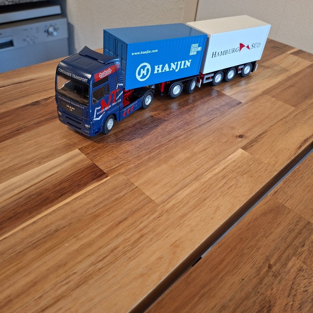MAN TRUCK & COMBI TR met HANJIN en HAMBURG SUD containers, Ophalen of Verzenden, Nieuw, Bus of Vrachtwagen, Conrad