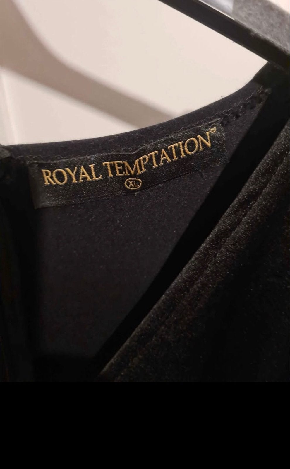 Royal Temptation Jurk XL - Goede Staat, Kleding | Dames, Ophalen, Zwart, Maat 42/44 (L), Gedragen