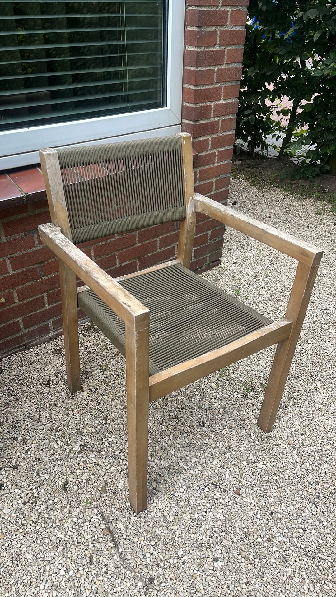 Groene tuinstoelen 6 stuks, Tuin en Terras, Ophalen of Verzenden, Zo goed als nieuw, Hout