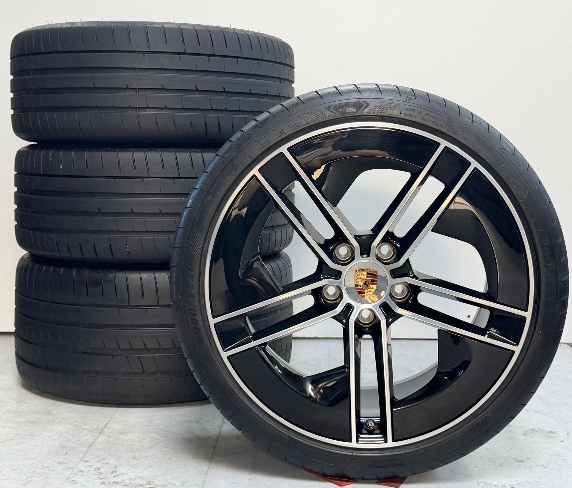Porsche Taycan 21 inch Exclusive Design velgen / Origineel, Auto-onderdelen, Gebruikt, -, -, Banden en Velgen
