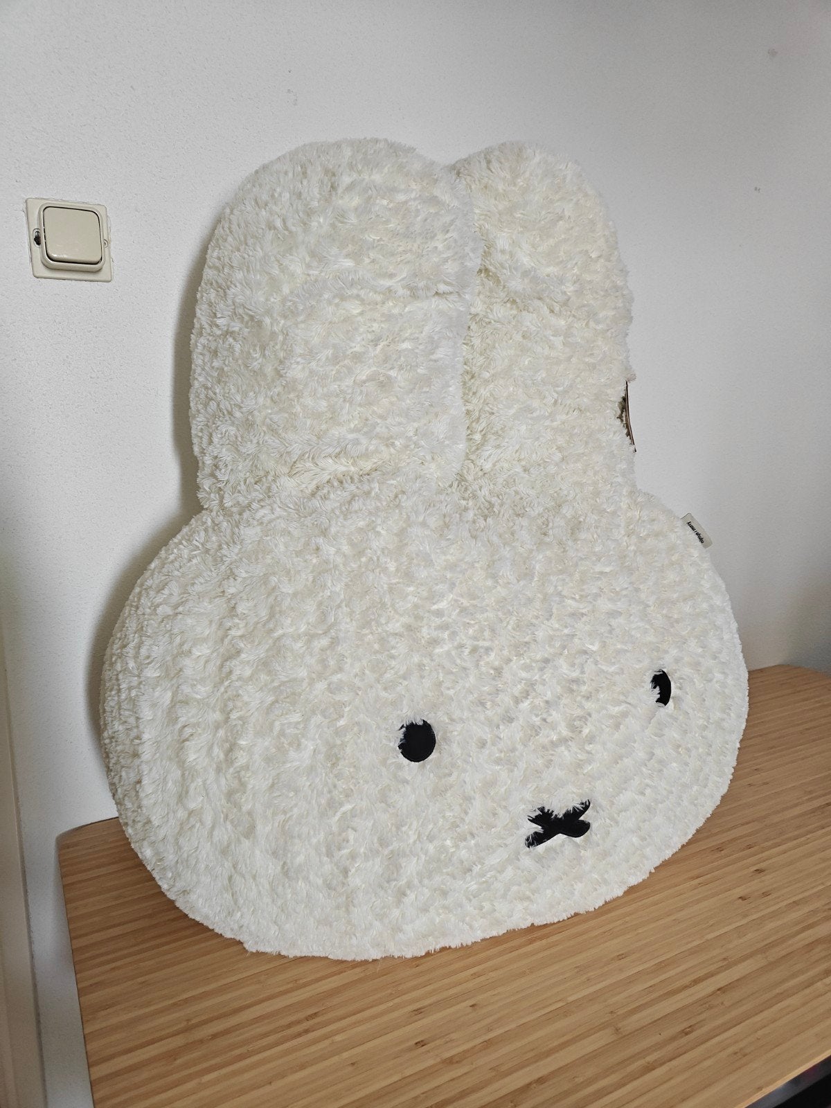 XXL Nijntje fluffig zachte knuffel, als nieuw - 70x80cm, Ophalen, Nieuw, Konijn