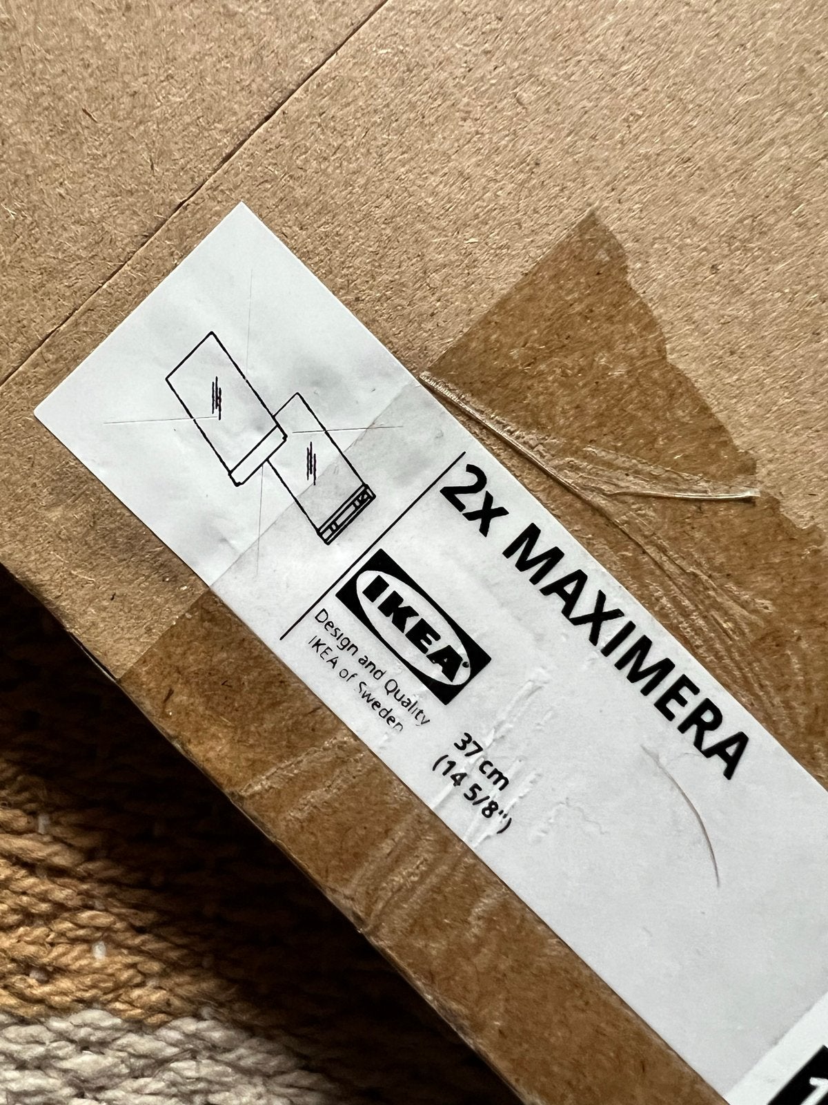 Nieuwe IKEA MAXIMERA ladezijkantset van 3 stuks, Ophalen of Verzenden, Nieuw
