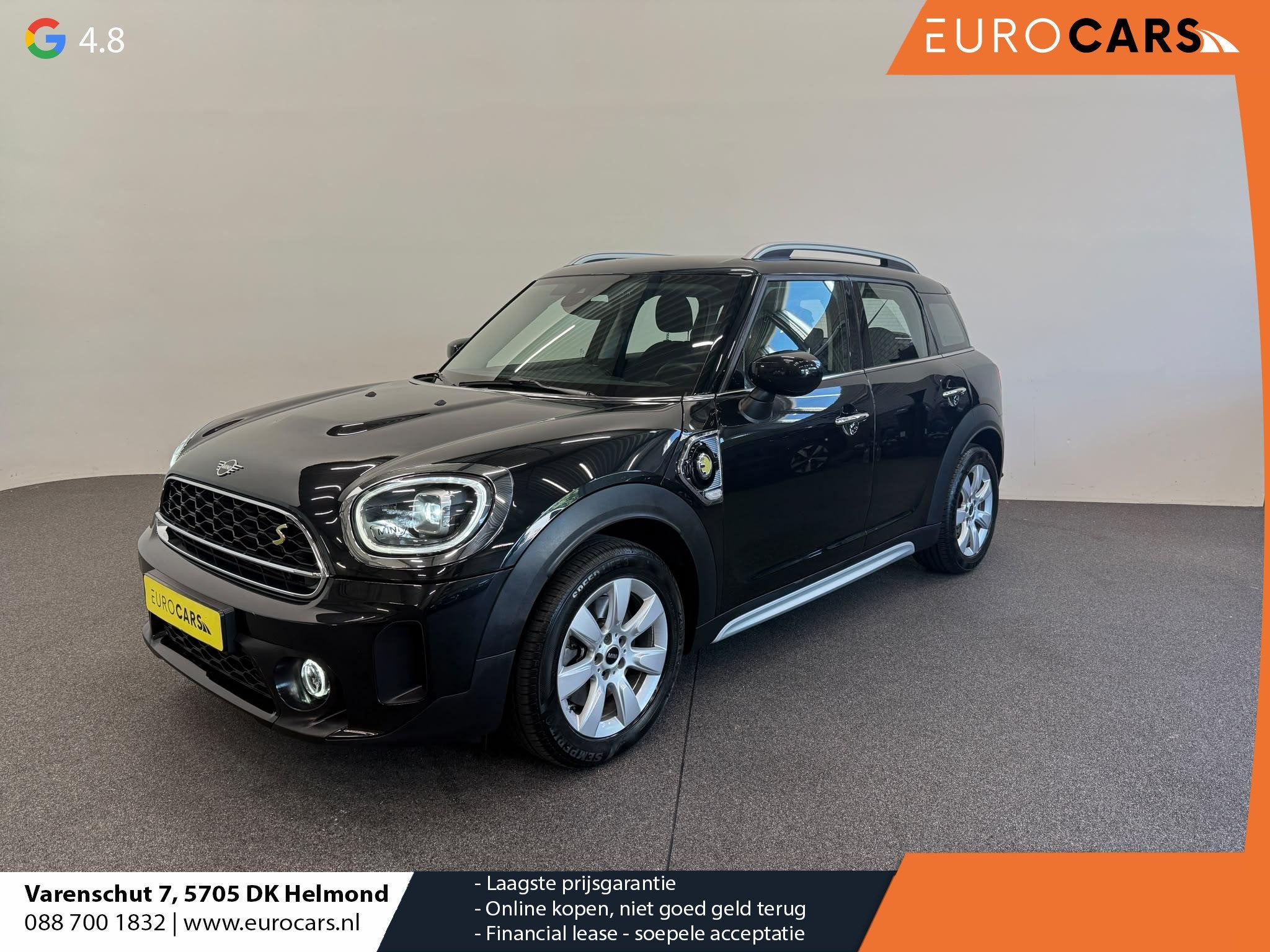 MINI Countryman 1.5 Cooper S E ALL4 Essential Navigatie Appl, Auto's, Mini, Automaat, Gebruikt, Countryman, Leder en Stof