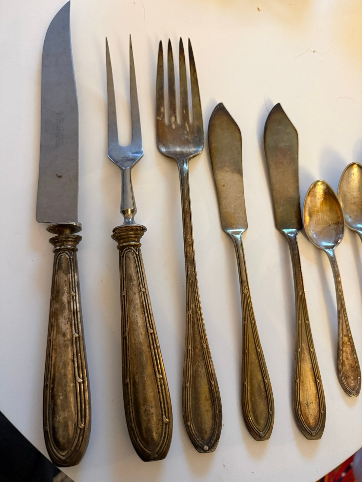 Vintage 10-delige verzilverde bestekset – Wüsthof / Martin 6, Ophalen