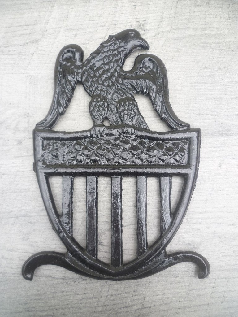 gietijzeren muur ornament ~ schild met adelaar / havik..., Verzenden, Zo goed als nieuw