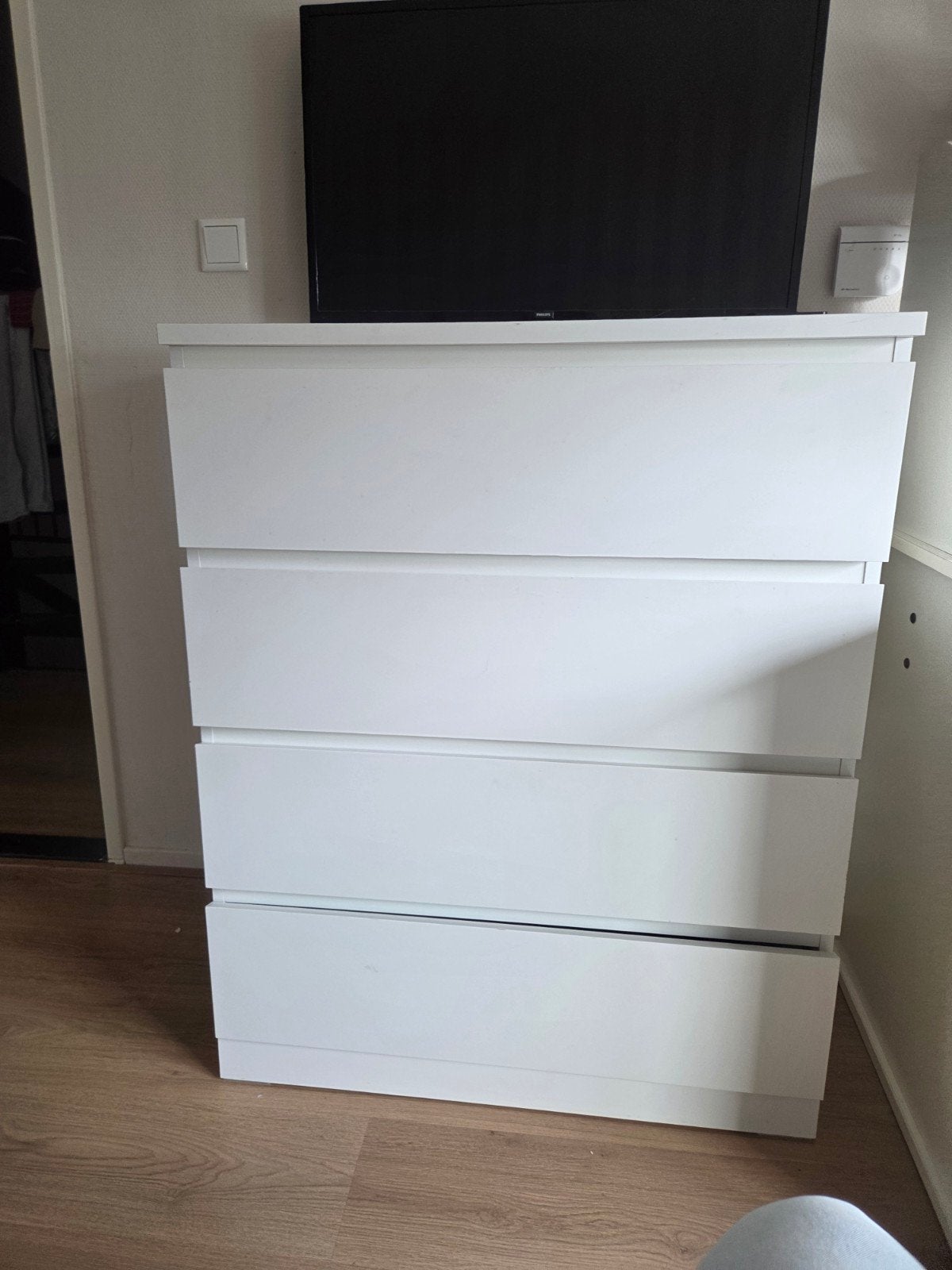 Ikea Malm ladekast wit, Ophalen, 5 laden of meer, 50 tot 100 cm, Zo goed als nieuw