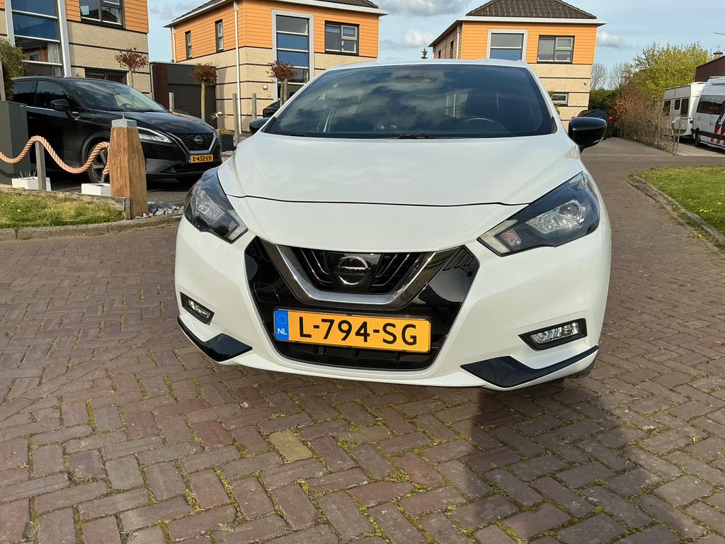 Nissan Micra 1.0 Ig-t N-Sport  Bouwjaar 2021, Voorwielaandrijving, 40 €/maand, Zwart, 4 cilinders
