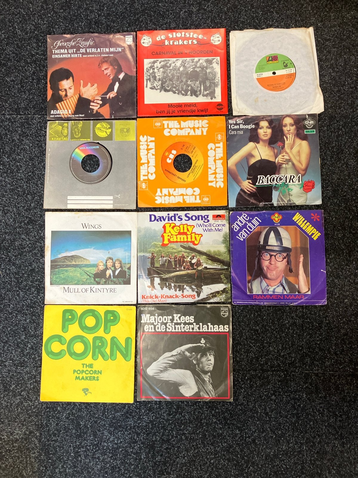 Diverse singles 45 toeren - Pop, Schlager, Nederlandstalig, Gebruikt, 7 inch, Ophalen of Verzenden, Pop