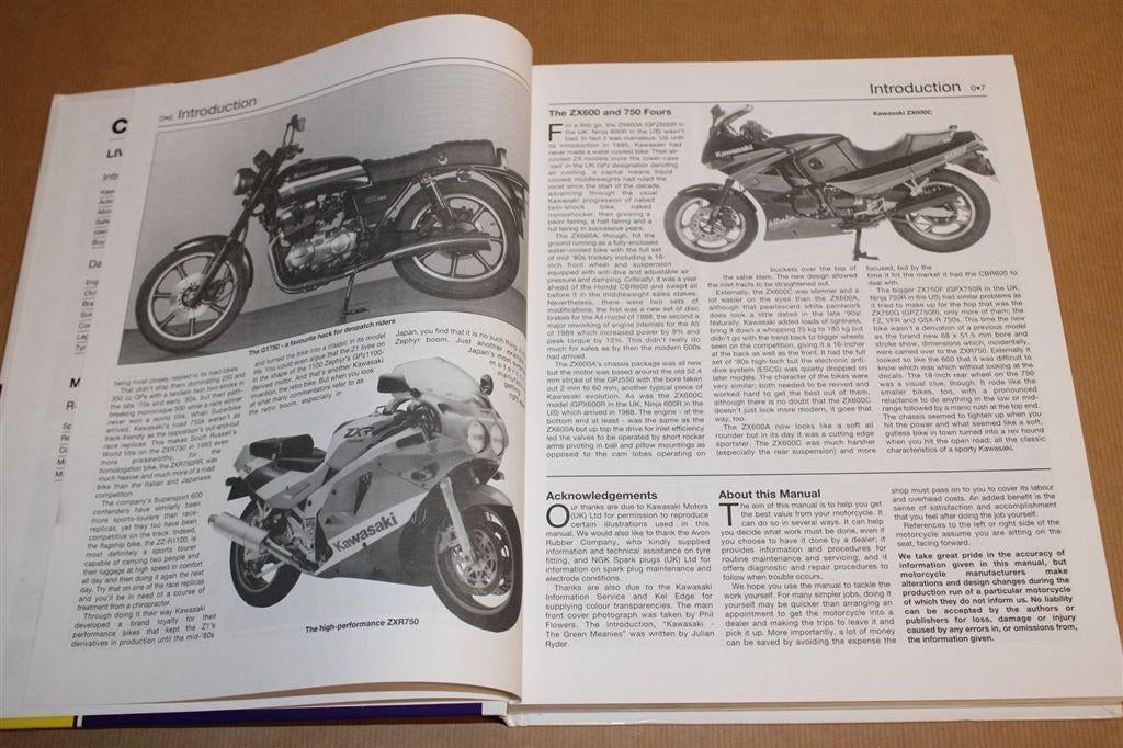 Werkplaatshandboek Kawasaki ZX600 & ZX750 [1985-1997], Ophalen of Verzenden, Kawasaki