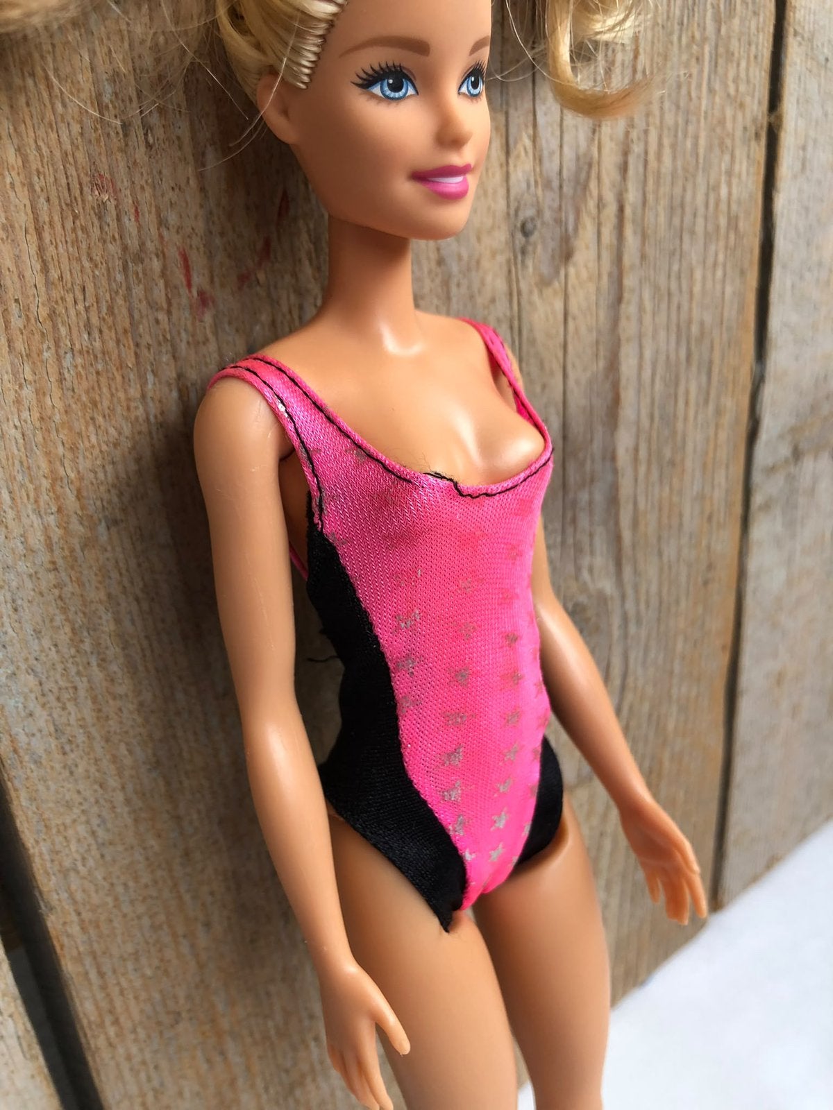 Zwart roze zeempak voor Barbie, Ophalen of Verzenden, Zo goed als nieuw