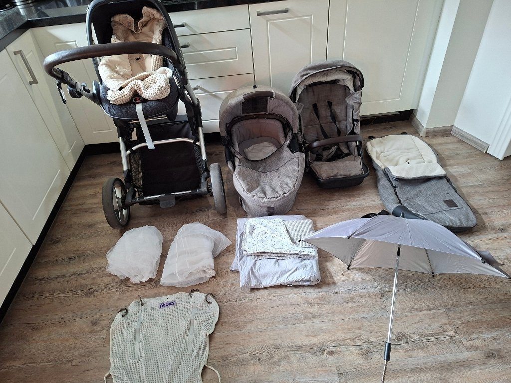 Maxicosi pebble / kinderwagen / wandelwagen 3 in 1, Ophalen, Gebruikt, Combiwagen, Maxi-Cosi