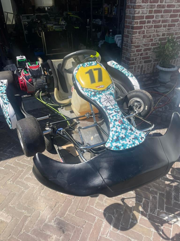 Nette Parolin kit kart 2023, Sport en Fitness, Karting, Ophalen, Gebruikt, Kart