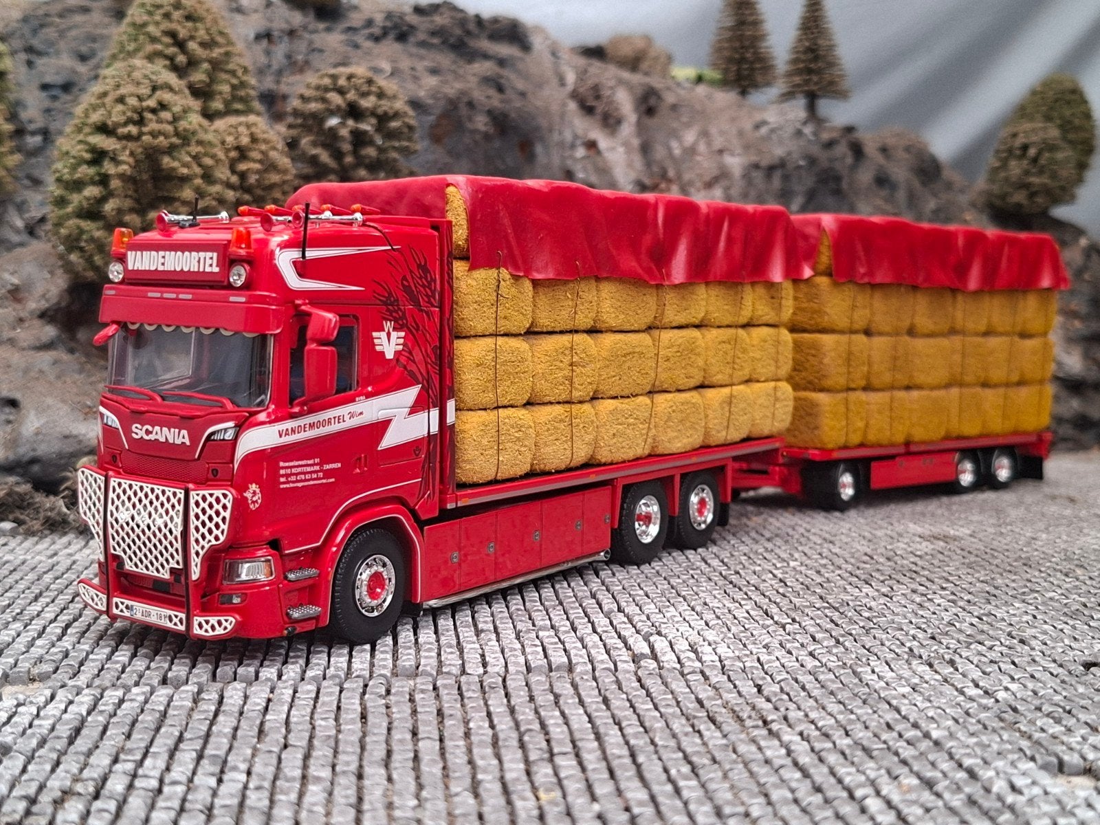 Tekno Scania S Highline Vandemoortel, Ophalen of Verzenden, Nieuw, Bus of Vrachtwagen, Tekno