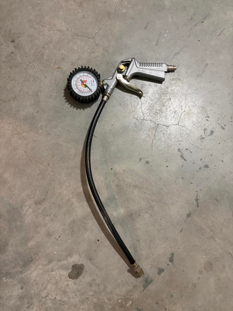 Bandenspanningsmeter met vulpistool, Eu, Gebruikt, Eu, Ophalen of Verzenden