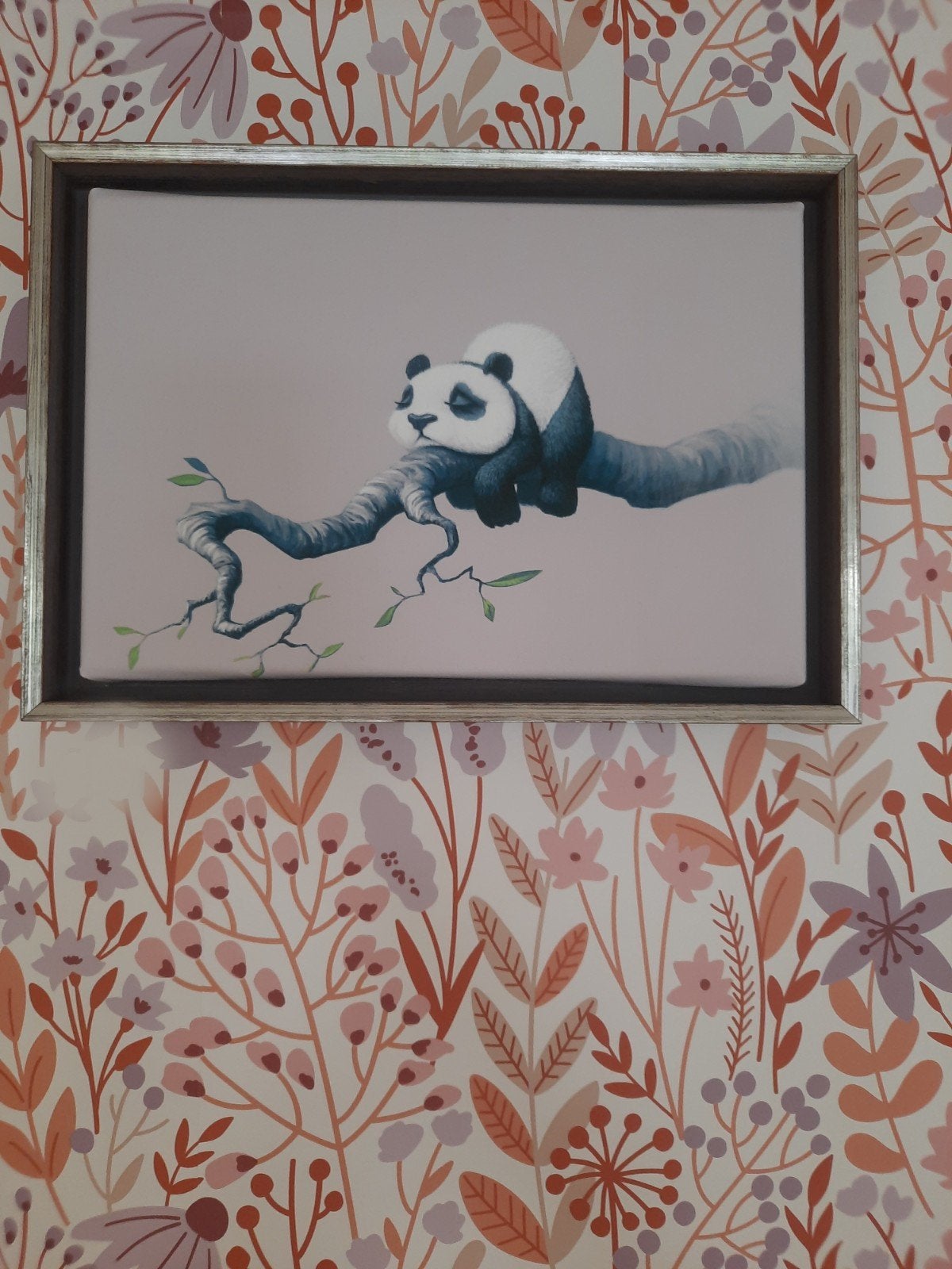 Giclée Panda van Jasper Oostland, Ophalen, Giclée, Op houten frame, Dieren