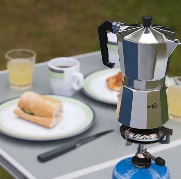 Aluminium Percolator - Klassieke Koffiebereiding, Ophalen of Verzenden, Gebruikt