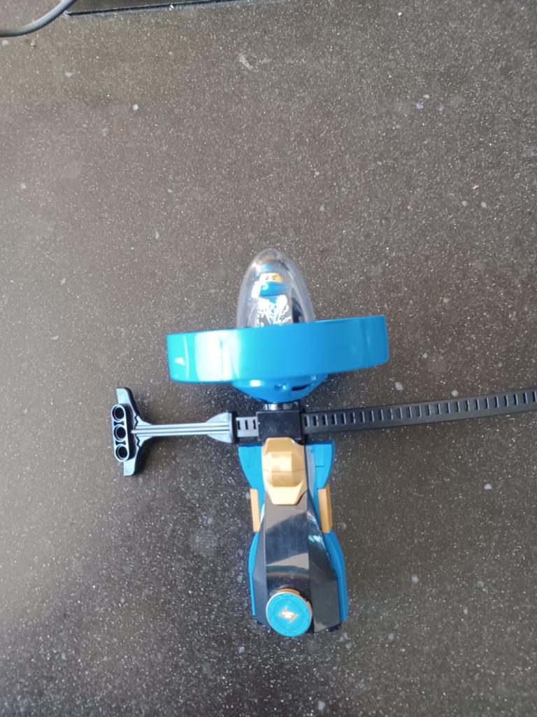 LEGO Ninjago Spinjitzu Jay Spinner met minifiguur, Ophalen of Verzenden, Gebruikt, Overige merken