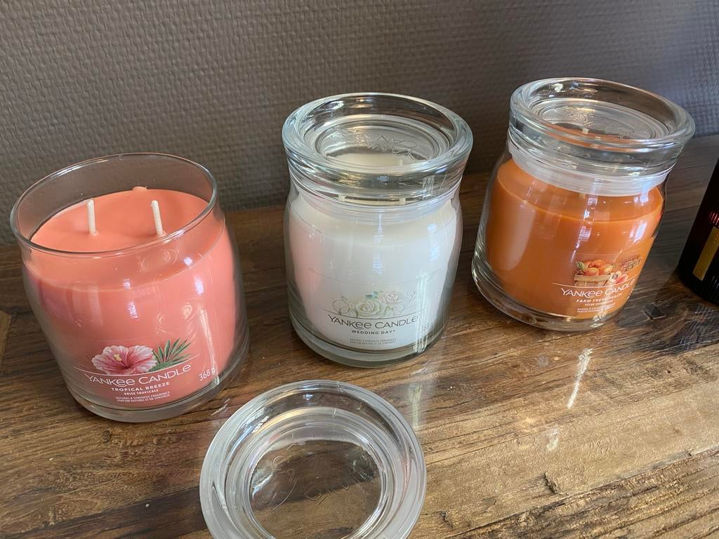 Yankee Candle Geurkaarsen - diverse “smaken”, 368 gr. nieuw, Huis en Inrichting, Woonaccessoires | Kandelaars en Kaarsen, Nieuw