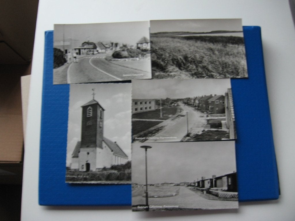 Vijf kaarten van Callantsoog., Ophalen of Verzenden, 1960 tot 1980, Ongelopen, Noord-Holland