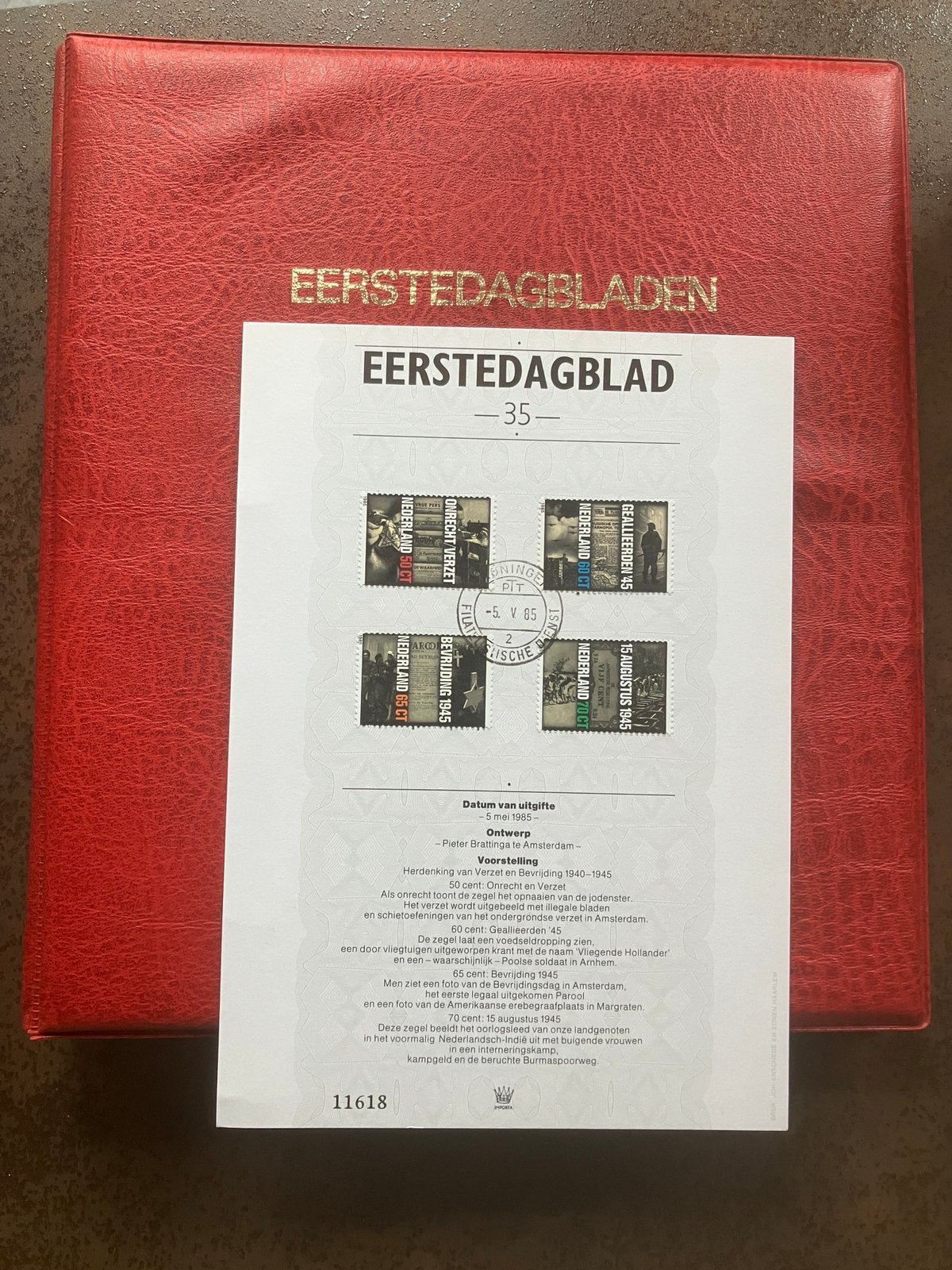 Verzameling Eerstedagbladen + Importa album zie omschrijving, Postzegels en Munten, Verzenden, Na 1940, Gestempeld