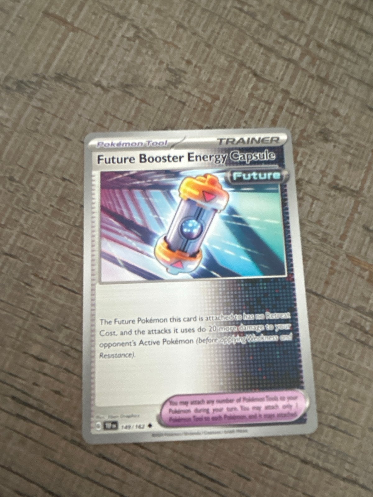 Pokémon TCG: Future Booster Energy Capsule (149/162), Ophalen of Verzenden, Zo goed als nieuw, Losse kaart