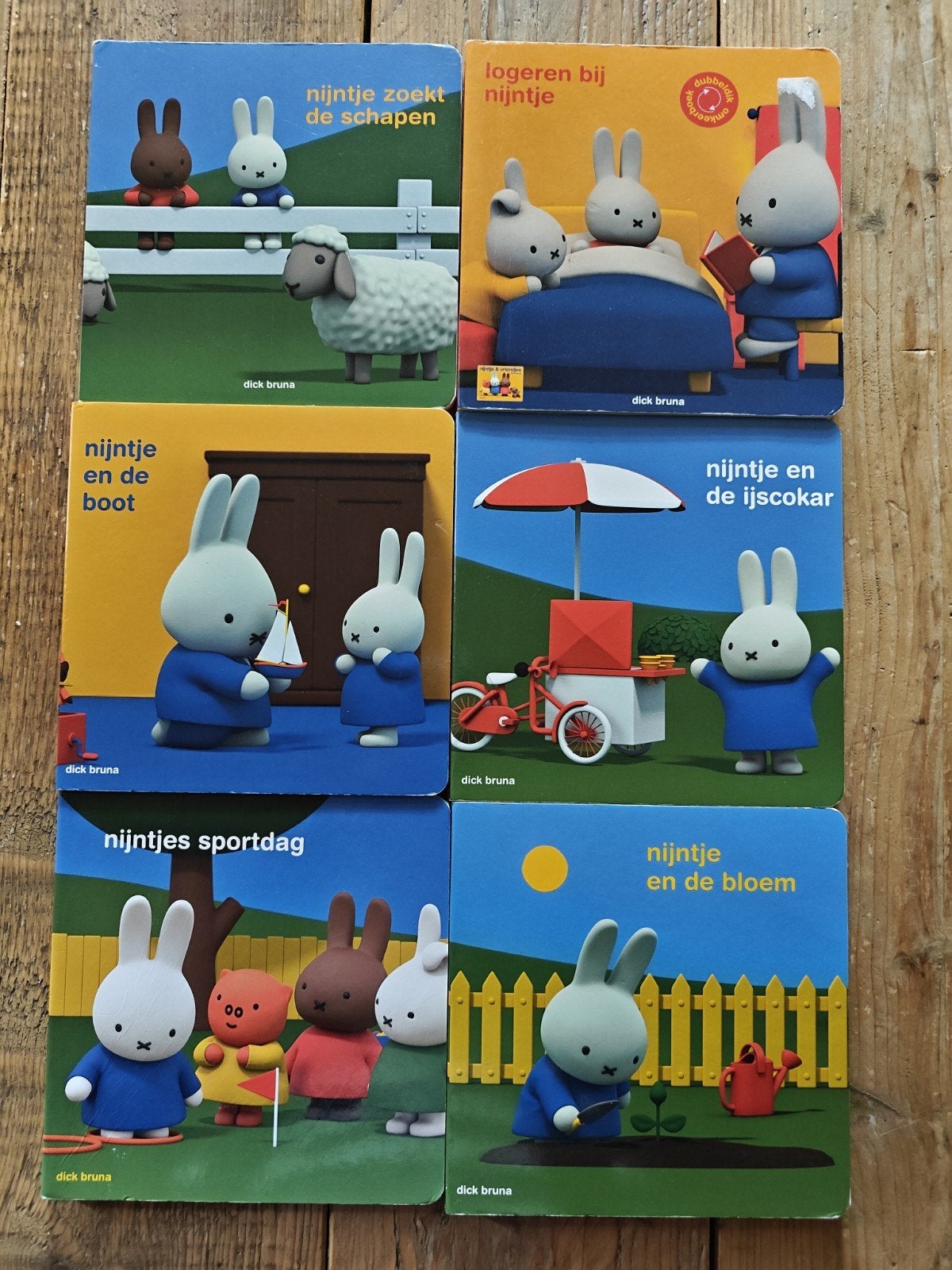 6 Nijntje boeken., Boeken, Ophalen of Verzenden, Gelezen