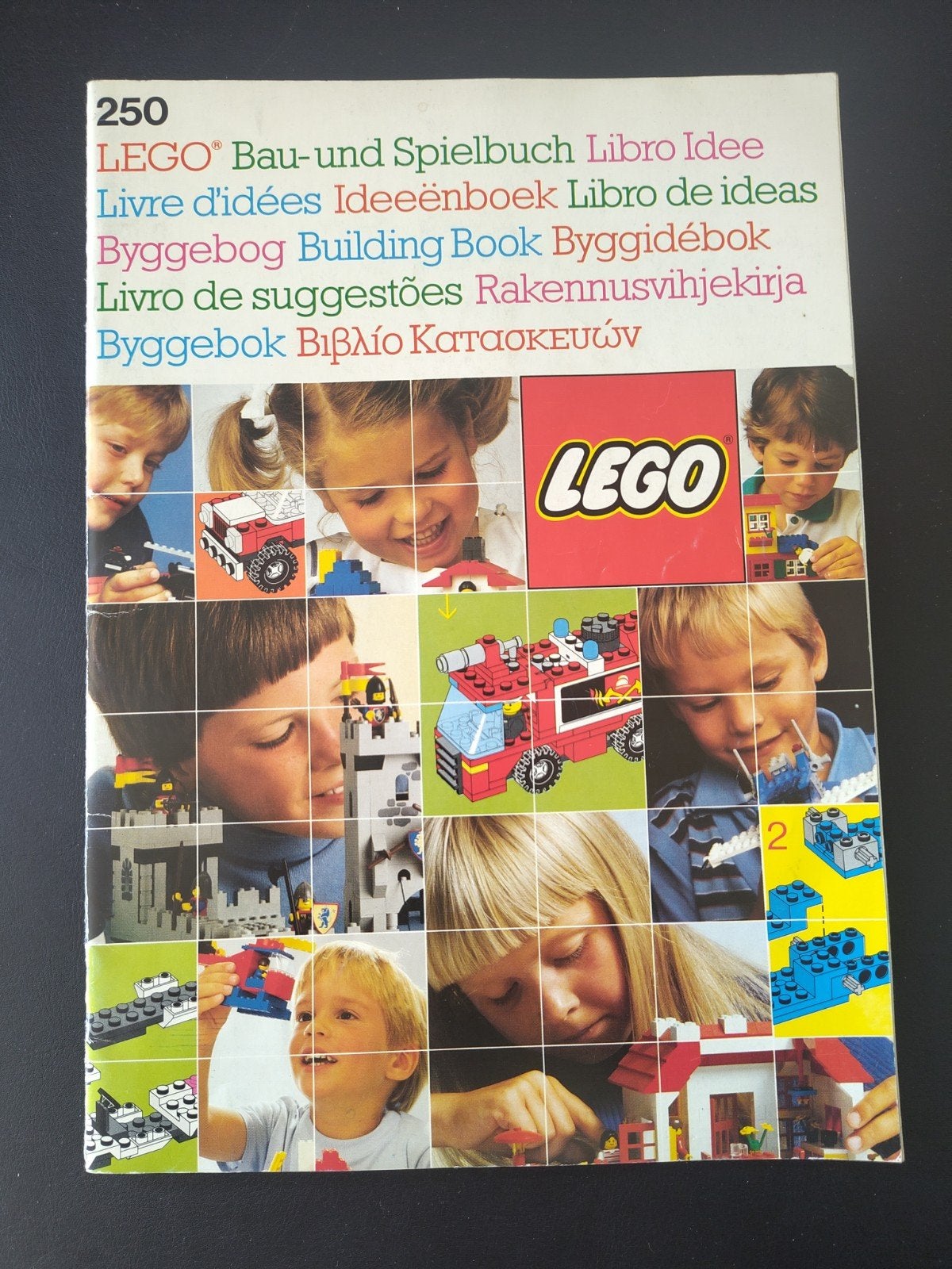 LEGO Bouw- Speelboek 250 - Vintage Ideeënboek met stickers!, Inclusief instructies, Overige thema's, Lego, Overige typen