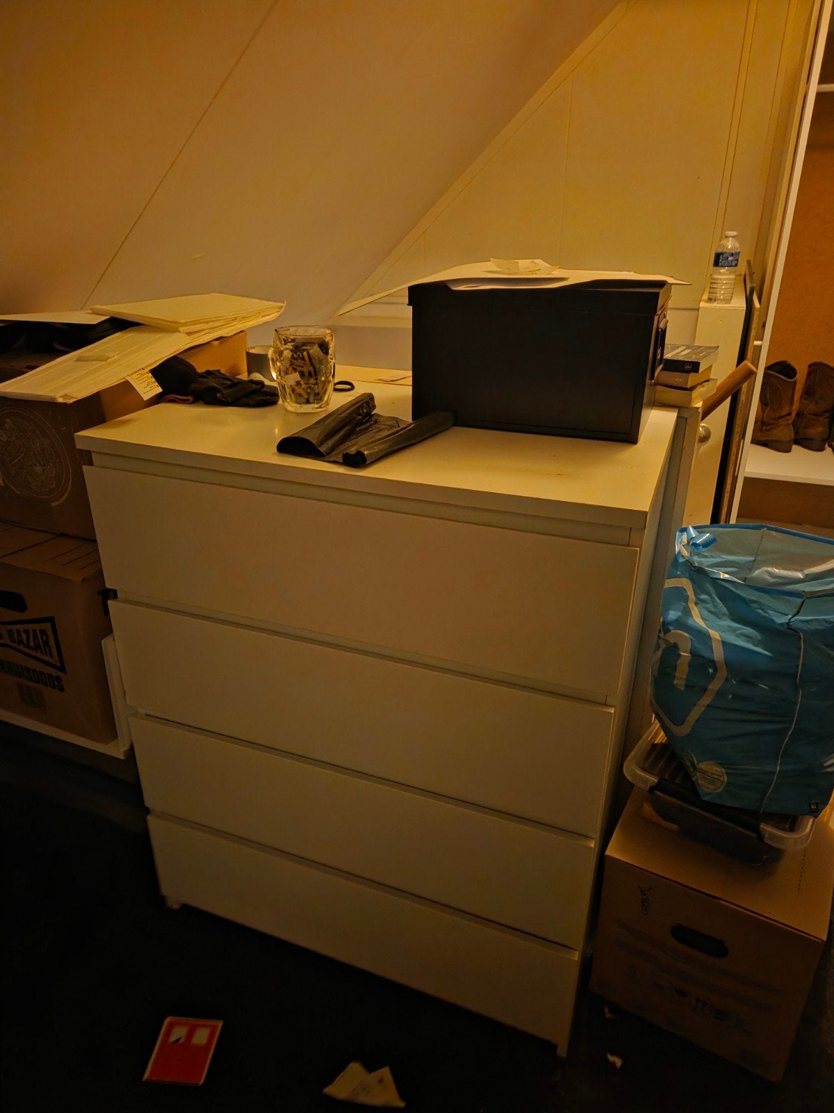 IKEA Malm ladekast - gebruikt maar in prima staat, Huis en Inrichting, Ophalen, Gebruikt, Modern, Scandinavisch, 100 tot 150 cm