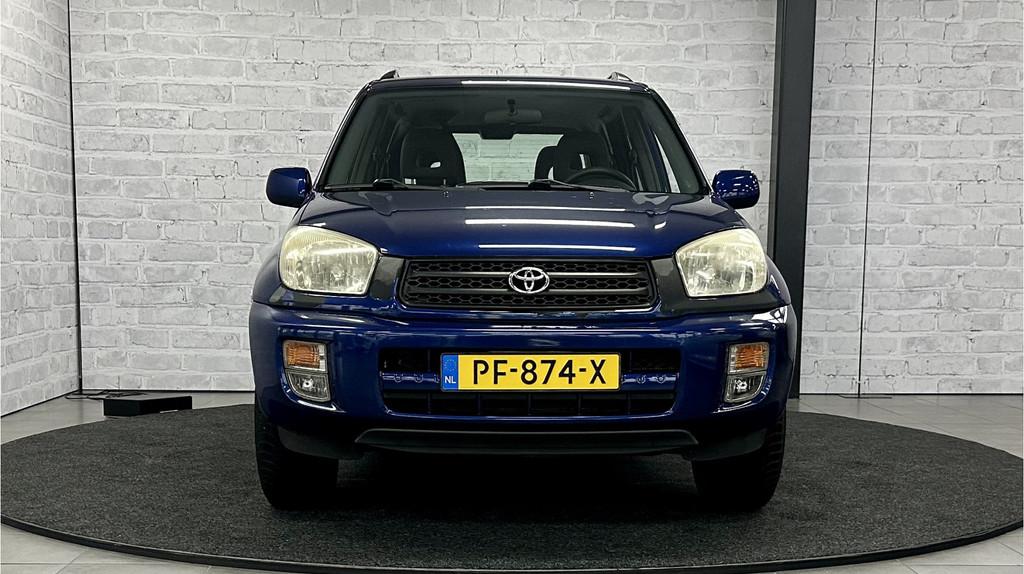 Toyota RAV4 1.8-16V VVT-i Luna / Airco (bj 2003), Auto's, Toyota, Voorwielaandrijving, Gebruikt, 4 cilinders, Blauw