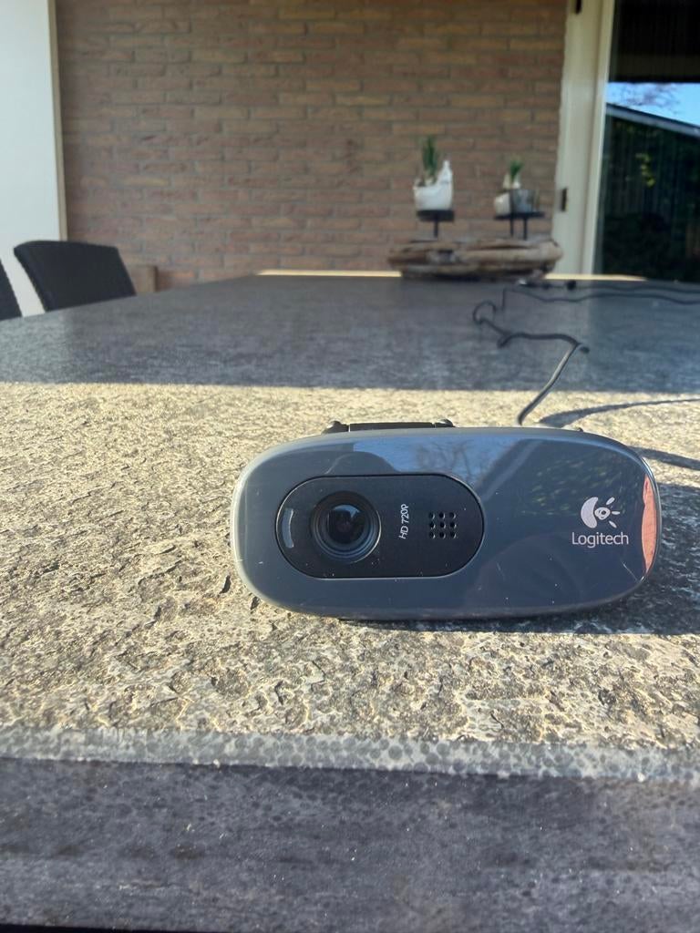 Logitech HD 720p Webcam - Compacte USB Webcam, Computers en Software, Webcams, Ophalen of Verzenden, Zo goed als nieuw, Windows