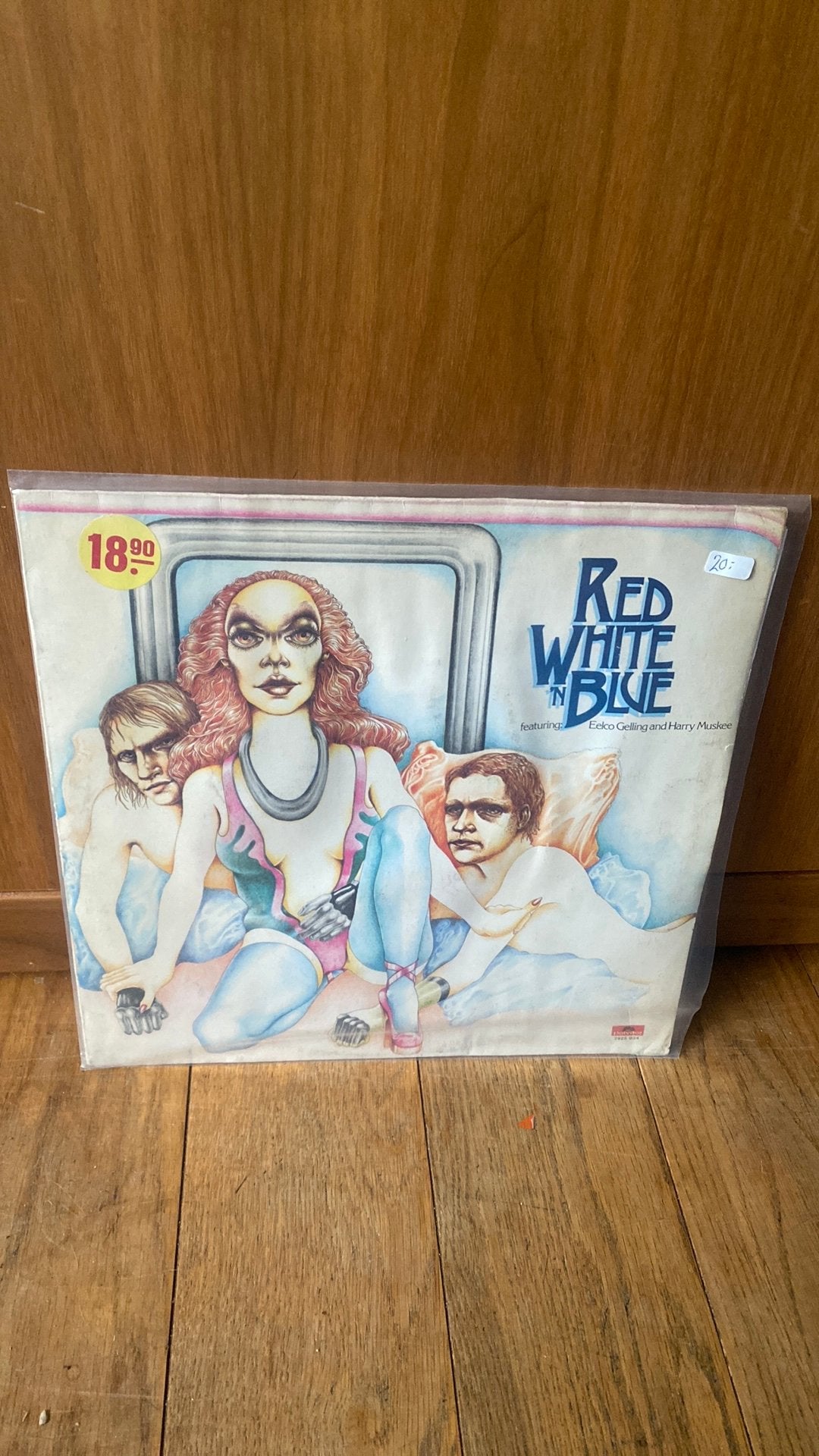 Lp red white ‘n blue (harry muskee), Cd's en Dvd's, Ophalen of Verzenden, 1980 tot heden, Zo goed als nieuw, Jazz