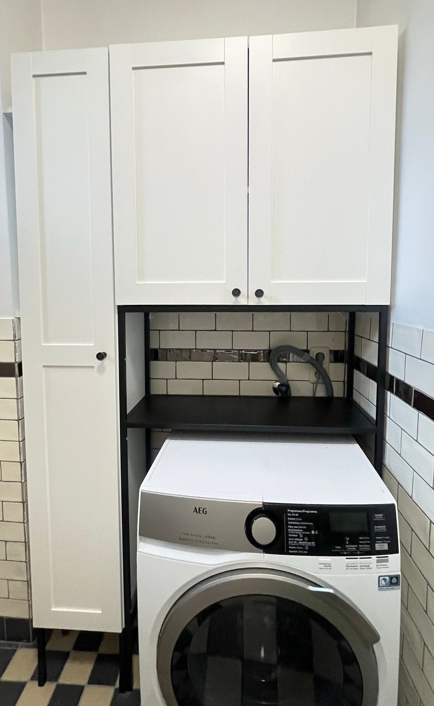 IKEA wasmachinekastge - Enhet opbergcombinatie, Ophalen, (Half)hoge kast, 100 tot 150 cm, 200 cm of meer