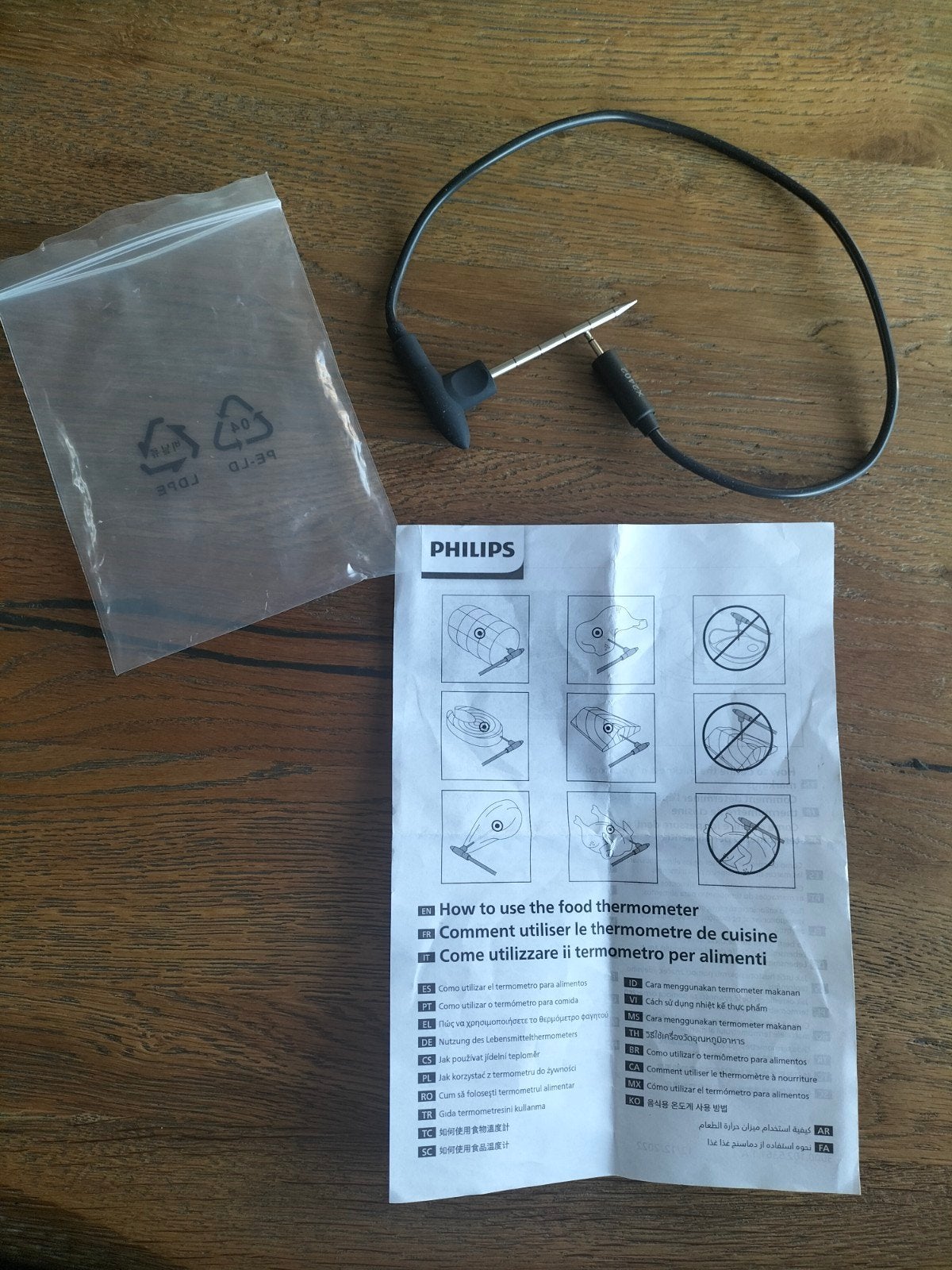Nieuwe philips Vleesthermometer, Ophalen of Verzenden, Nieuw