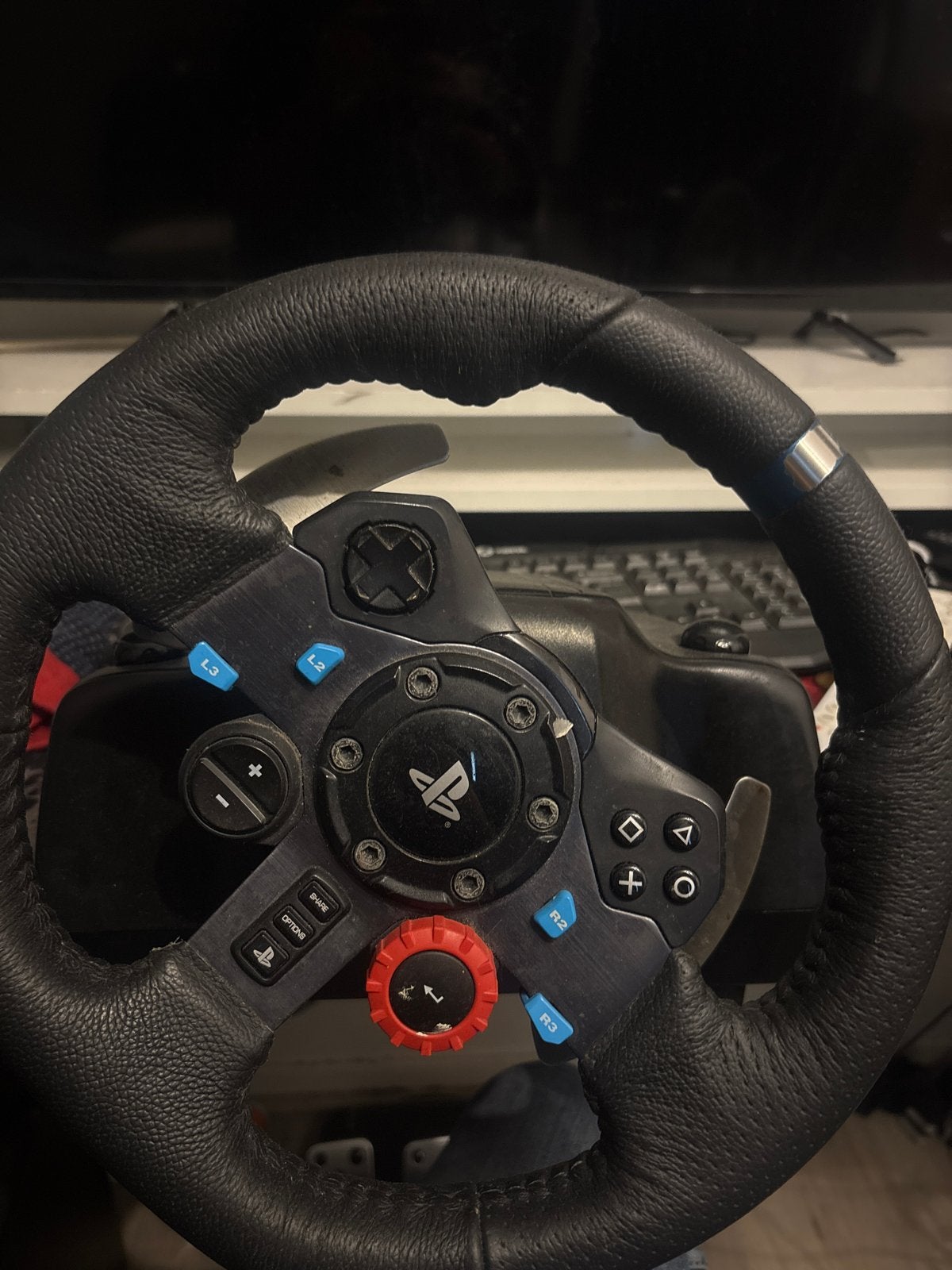 Logitech G29 racestuur met H-shifter, Racestuur, Gebruikt, Force feedback, Logitech