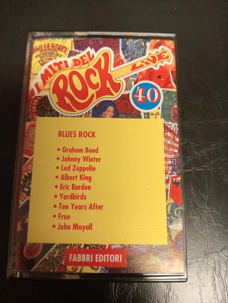 I Miti Del Rock - Blues Rock Cassette (Fabbri Editori), Cd's en Dvd's, Cassettebandjes, Gebruikt, 1 bandje, Ophalen of Verzenden