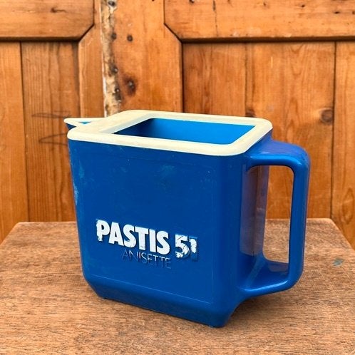 Waterkan Pastis 51 Anisette blauw plastic Frankrijk, Ophalen of Verzenden