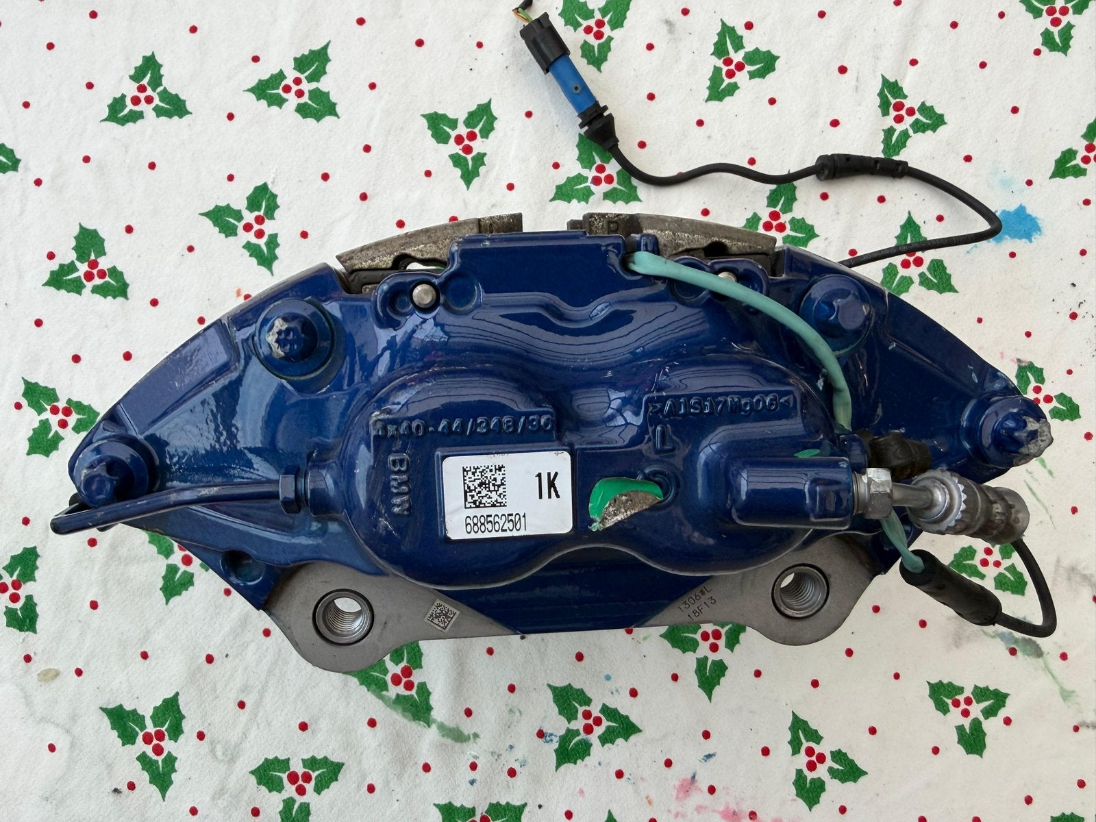 BMW M Sport Remklauw Rechtsvoor – Blauw | OEM, Ophalen of Verzenden, BMW